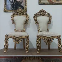 دو عدد مبل پنجه شیری کاملا سالم