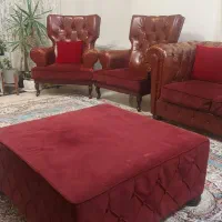 مبل استیل جنس خوب چرم و مخمل