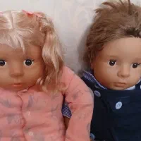 عروسک دختر و پسرخوشگل تپل و موزیکال مو کاشت