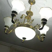 ۲عددلوستر|لوستر و چراغ آویز|نیشابور, دارایی|دیوار