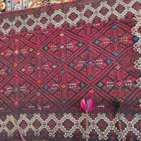 خورجین سوزن دوزی قدیمی|گلیم، جاجیم، گبه|کرج, عظیمیه|دیوار