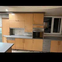 کابینت بدنه فلز و mdf باهود سینک توکار|آب‌چکان و نظم‌دهنده ظروف|گرگان, |دیوار