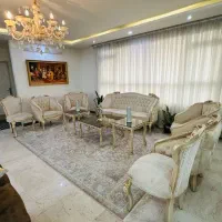 مبل استیل فرانسوی ۹نفره به همراه جلو مبلی وعسلی