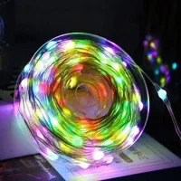 ریسه هفت رنگ ضد آب ۱۰ متری RGB|ریسه و چراغ تزئینی|مشهد, سعد آباد|دیوار