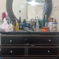 دراور چوبی با آینه|جاکفشی، کمد، دراور|کرمان, |دیوار