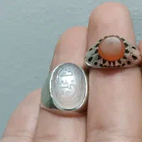 ۲تا انگشتر کهنه قدیمی نقره