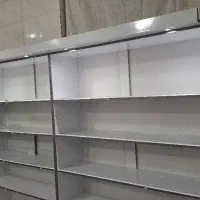 فروش قفسه چوبی و آهنی درحد نو