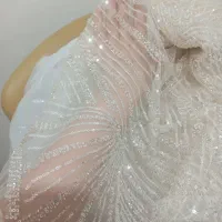 پارچه مجلسی سنگ دوزی شده|لوازم خیاطی و بافتنی|کوهسار (البرز), |دیوار