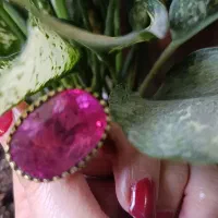 باسلام فروش انگشترتوپازصورتی|جواهرات|اهواز, آسیاباد|دیوار