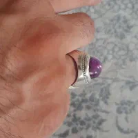 فروش انگشتر یاقوت الکساندر نقره ۹۲۵ رکاب دست ساز|جواهرات|میاندوآب, |دیوار