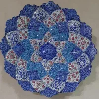 بشقاب مینا کاری