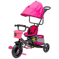 سه چرخه دلیجان .صورتی دخترانه