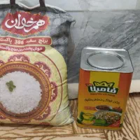 برنج پاکستانی وروغن جامد