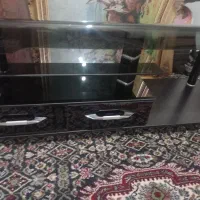 فروش یک عددزیرتلوزیونی شیشه ای ترک|میز تلویزیون|شیراز, محراب|دیوار