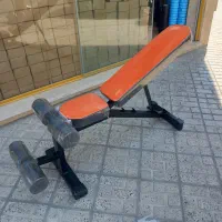 میز نیمکت مدرج بدنسازی دمبل ۵ حالته طرح باشگاهی