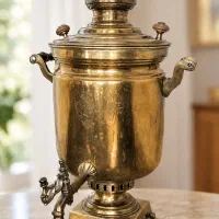 سماور روسی قدیمی اصل مارک دار