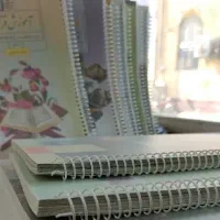 صحافی سیمی کتاب لوازم تحریر دفتر خودکار مداد تراش