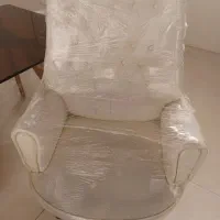 ۶عدد صندلی اداری پارچه چرم