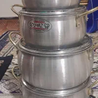 قابلمه روحی و آبکش استیل