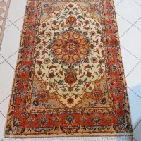 زرع ونیم دستباف ۵۰رج تبریز طرح بنام چله وگل ابریشم