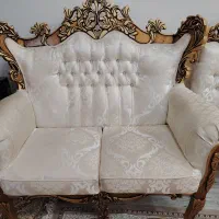 مبل سلطنتی عروس (نو) 9 نفره|مبلمان خانگی و میز عسلی|نجفآباد, طالقانی|دیوار