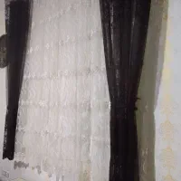 پرده جنس خوب ۱ونیم در۲ قیمت مناسب ۵۰۰هزار|پرده، رانر، رومیزی|تویسرکان, |دیوار