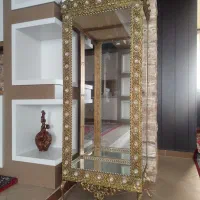 ساعت ایستاده و بوفه تمام برنز
