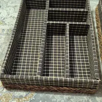 جای قاشق و چنگال دور حصیری