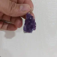 سنگ آمیتیست(گردنبند نقره با سنگ آمیتیست)