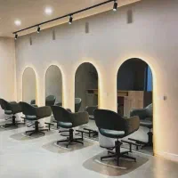 کانتر تخت فیشیال تزریق دکور سالن صندلی اصلاح سرشور|آرایشگاه و سالن‌های زیبایی|شیراز, آبیاری|دیوار