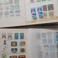 دو جلد آلبوم تمبر|کلکسیون سکه، تمبر، اسکناس|ورامین, ورامین|دیوار