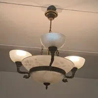 لوستر طرح برنز|لوستر و چراغ آویز|مشکین‌دشت, |دیوار