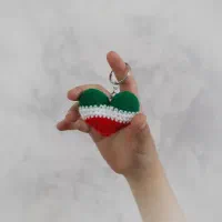 سرکلیدی قلب طرح پرچم ایران