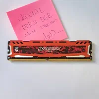 رم ۸ گیگ Crucial DDR4 2400 MHz 8 GB