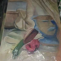 ۳ عدد تابلو بوم نقاشی همراه طرح های زیبا