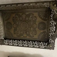 دوعددسینی،دوعددقندان،سطل جادستمالی،جای کاردی|ظروف سرو و پذیرایی|اصفهان, رکن الدوله شرقی|دیوار