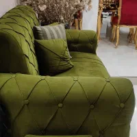 مبل راحتی .مخمل .۷نفره|مبلمان خانگی و میز عسلی|مشهد, کوی المهدی|دیوار