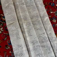 یک جفت پرده والان نقره‌ای شاین