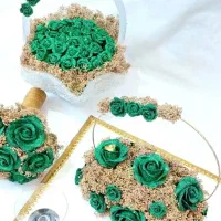 سینی حنا دسته گل گیفت|صنایع دستی و سایر لوازم تزئینی|شیراز, میانرود|دیوار