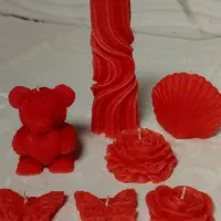 شمع های قرمز