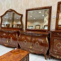 آینه وکنسول معرق سلطنتی|بوفه، ویترین، کنسول|تهران, علم و صنعت|دیوار