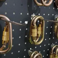 کارابین فولادی پیچ کارابین طناب ریگ  پتزل PETZL|کوهنوردی و کمپینگ|تهران, شیخ هادی|دیوار