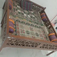 یک جفت تخت سنتی با بهترین کیفیت چوب فوری