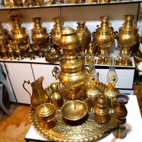 r4 gdتولیدoyeeopoسماور گازی برنجی ذغالی زغالی|قوری، کتری، قهوه‌ساز دستی|اصفهان, دستگرده|دیوار