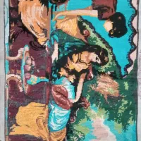 کوبلن قدیمی نوستالژی دوخته شده وخام|تابلو، نقاشی، عکس|اردبیل, |دیوار