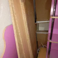 تخت یکنفره mdf صورتی|تخت و سرویس خواب|تهران, شهران جنوبی|دیوار