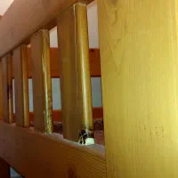 تخت دوطبقه چوب روسی در بابلسر|تخت و سرویس خواب|تهران, قبا|دیوار