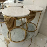 جلومبلی و عسلی فلزی کف قیمت بازار|مبلمان خانگی و میز عسلی|قم, باغ شریفی|دیوار