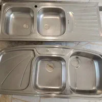 ۲عددسینک ظرف شویی در حد نو بدون یه نقطه خط خش