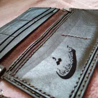 کیف پول چرم طبیعی گاو